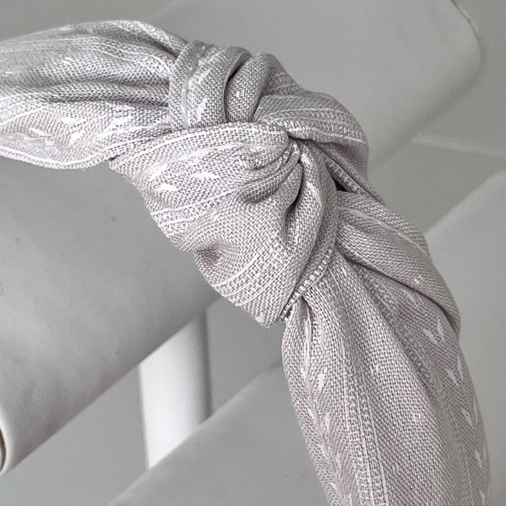 KNOTTED HEADBAND | NEW! | “Silver”